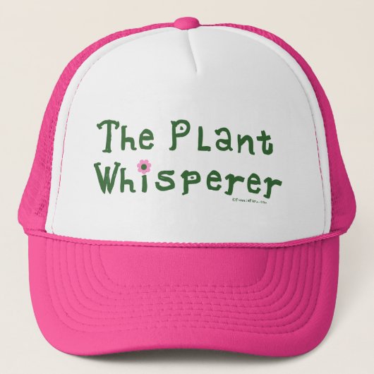 De plant whisper trucker pet (Voorkant)