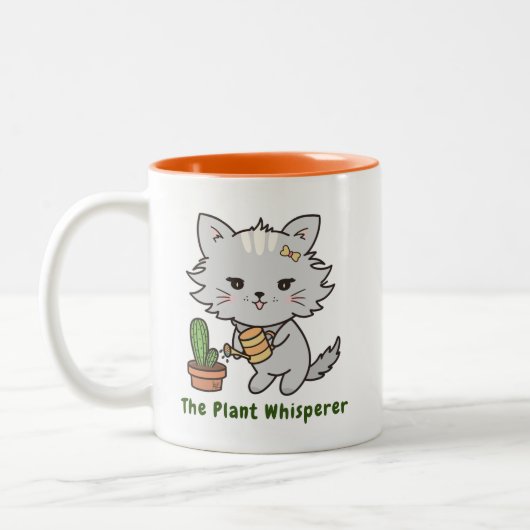 De Plant Whisperer Persian Cat Mokken en Cups (Links)