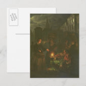 De plantaardige stallen briefkaart (Voorkant / Achterkant)