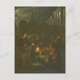 De plantaardige stallen briefkaart