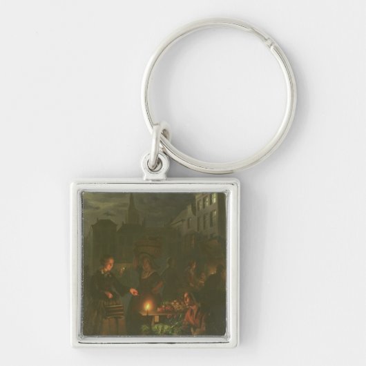 De plantaardige stallen sleutelhanger (Voorkant)