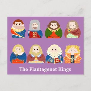 De Plantagenet Kings Briefkaart