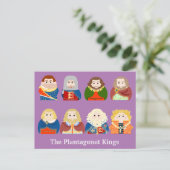 De Plantagenet Kings Briefkaart (Staand voorkant)