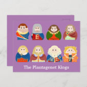 De Plantagenet Kings Briefkaart (Voorkant / Achterkant)