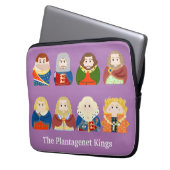 De Plantagenet Kings Laptop Sleeve (Voorkant Links)