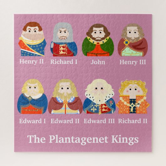 De Plantagenet Kings Legpuzzel (Verticaal)