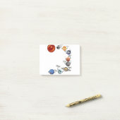 DE PLANTEN IN ONS SOLAIRE SYSTEEM POST-IT® NOTES (Op bureau)