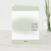 "De planten?" Moederdagkaart Kaart (Achterkant)