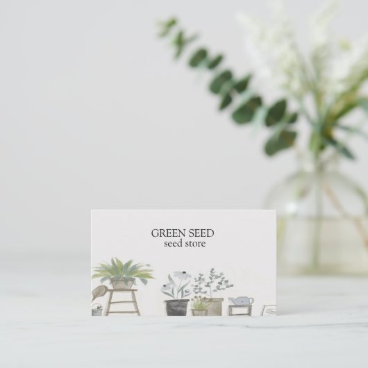 De Planten Visitekaartje (Staand voorkant)