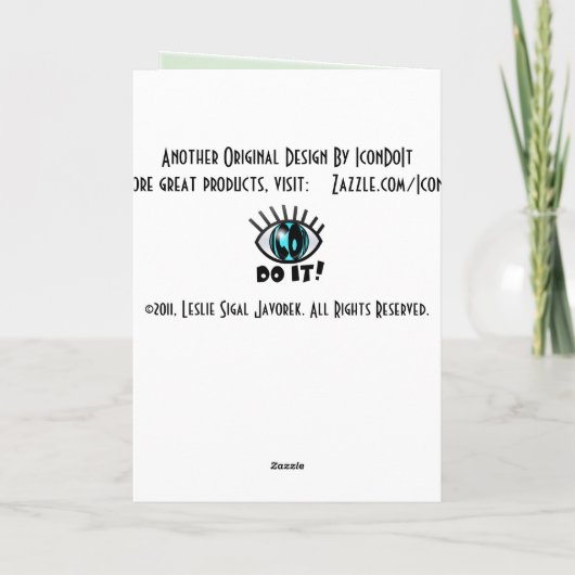 De Planter van de paashaas in het Groene Venster Feestdagen Kaart (Achterkant)