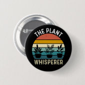 De Plantfluisteraar Grappig Ronde Button 5,7 Cm (Voorkant /achterkant)