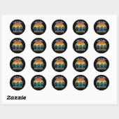 De Plantfluisteraar Grappig Ronde Sticker (Vel)