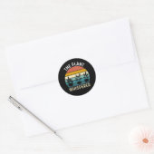 De Plantfluisteraar Grappig Ronde Sticker (Envelop)