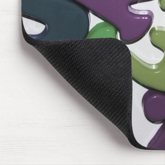 De plastic Aantallen Mousepad van het Speelgoed Muismat (Hoek)