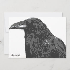 De platte Kaart van Raven