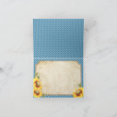 De Plattelander van de Controle van de Gingang van Bedankkaart (Binnen)