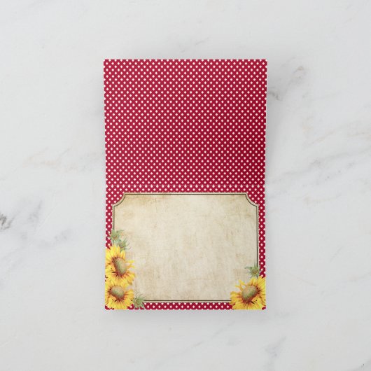 De Plattelander van de Controle van de Gingang van Bedankkaart (Binnen)