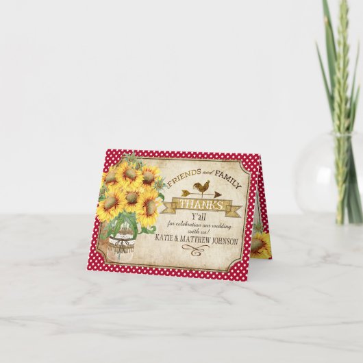 De Plattelander van de Controle van de Gingang van Bedankkaart (Voorkant)