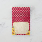 De Plattelander van de Controle van de Gingang van Bedankkaart (Binnen)