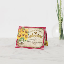 De Plattelander van de Controle van de Gingang van Bedankkaart