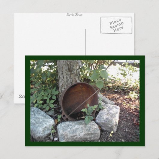 De Plattelander van de tuin Briefkaart (Voorkant / Achterkant)