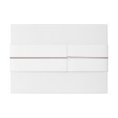 De plattelander verdwijnt de Roze Band van de Buik Uitnodigingen Wikkel (Achterkant Voorbeeld)