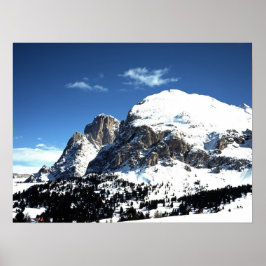 De Plattkofel en Langkofel Italië Vakantiekaart Poster