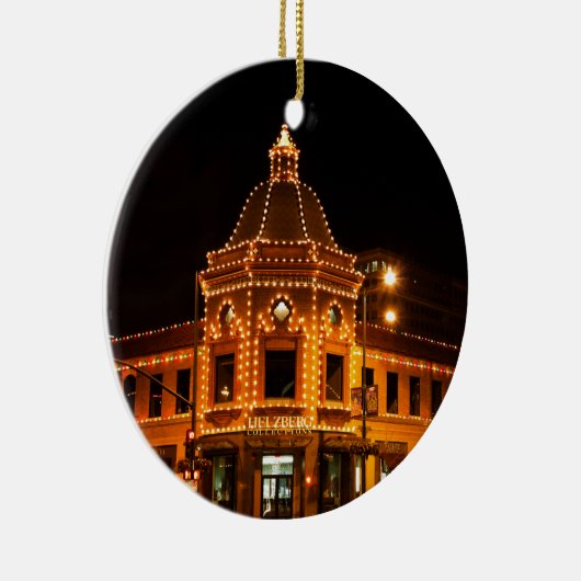 De Plaza lampjes van de stad Kansas Keramisch Ornament (Rechts)