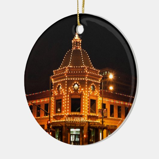 De Plaza lampjes van de stad Kansas Keramisch Ornament (Links)