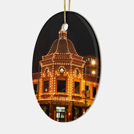 De Plaza lampjes van de stad Kansas Keramisch Ornament (Links)