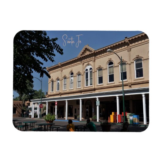 De Plaza Santa Fe New Mexico Magnet Magneet (Horizontaal)
