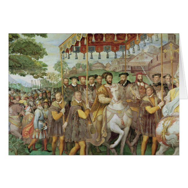 De plechtige ingang van keizer Charles V (Voorkant Horizontaal)