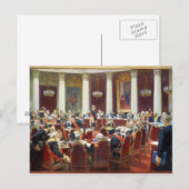 De plechtige zitting van de Staatsraad Briefkaart (Voorkant / Achterkant)