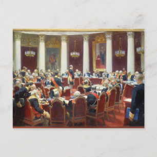 De plechtige zitting van de Staatsraad Briefkaart