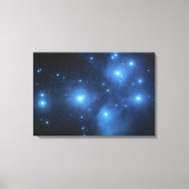 De Pleiaden's sterrenhoop aka De 7 zussen. Canvas Afdruk (Voorkant)