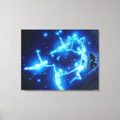 De pleiads of de zeven zussen, canvas afdruk (Voorkant)