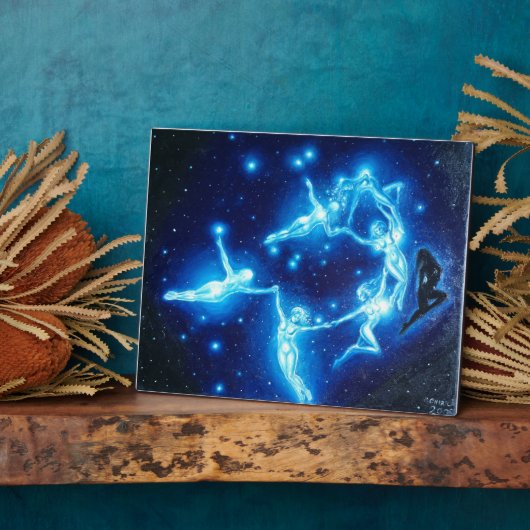 De pleiads of de zeven zussen, fotoplaat (Zijkant)