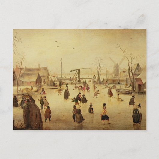 De pleidooien van de winter briefkaart (Voorkant)