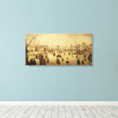 De pleidooien van de winter canvas afdruk (Insitu (Houten vloer))