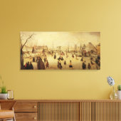 De pleidooien van de winter canvas afdruk (Insitu (Woonkamer))