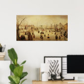De pleidooien van de winter poster (Thuiskantoor)
