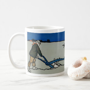 De ploegbaas door Cecil Aldin (1870-1935) Koffiemok