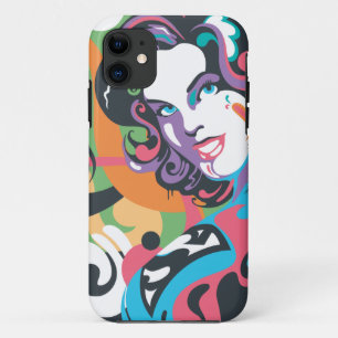De Plons van de Kleur van Supergirl wervelt 4 iPhone 11 Hoesje