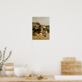 De pluimveemarkt, 1885 poster (Keuken)