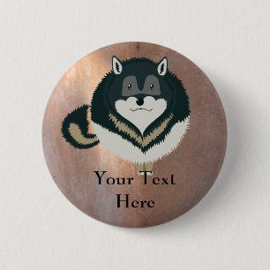 De pluizige Button van de Wolf