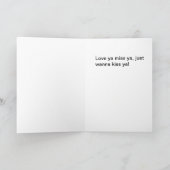 De pluizige kaart van de puppygroet (Binnen)