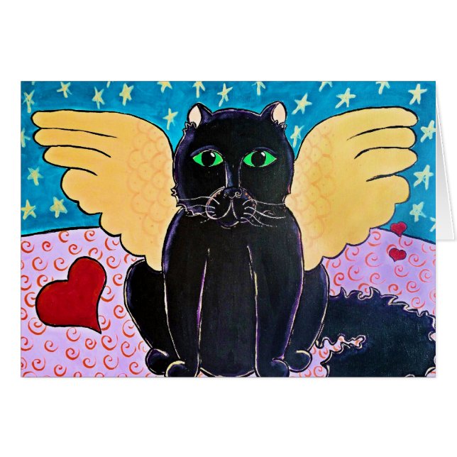 De pluizige Kat van de Engel (Voorkant Horizontaal)