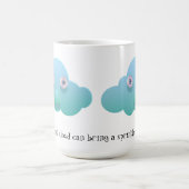 De pluizige wolk kan een sprenkeling van magie bre koffiemok (Center)