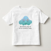 De pluizige wolk kinder shirts (Voorkant)
