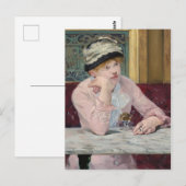 De plum door Manet Impressionist Painting Briefkaart (Voorkant / Achterkant)